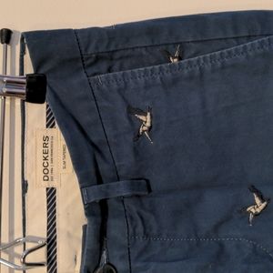 Pelican Embroidered Dockers 100% cotton